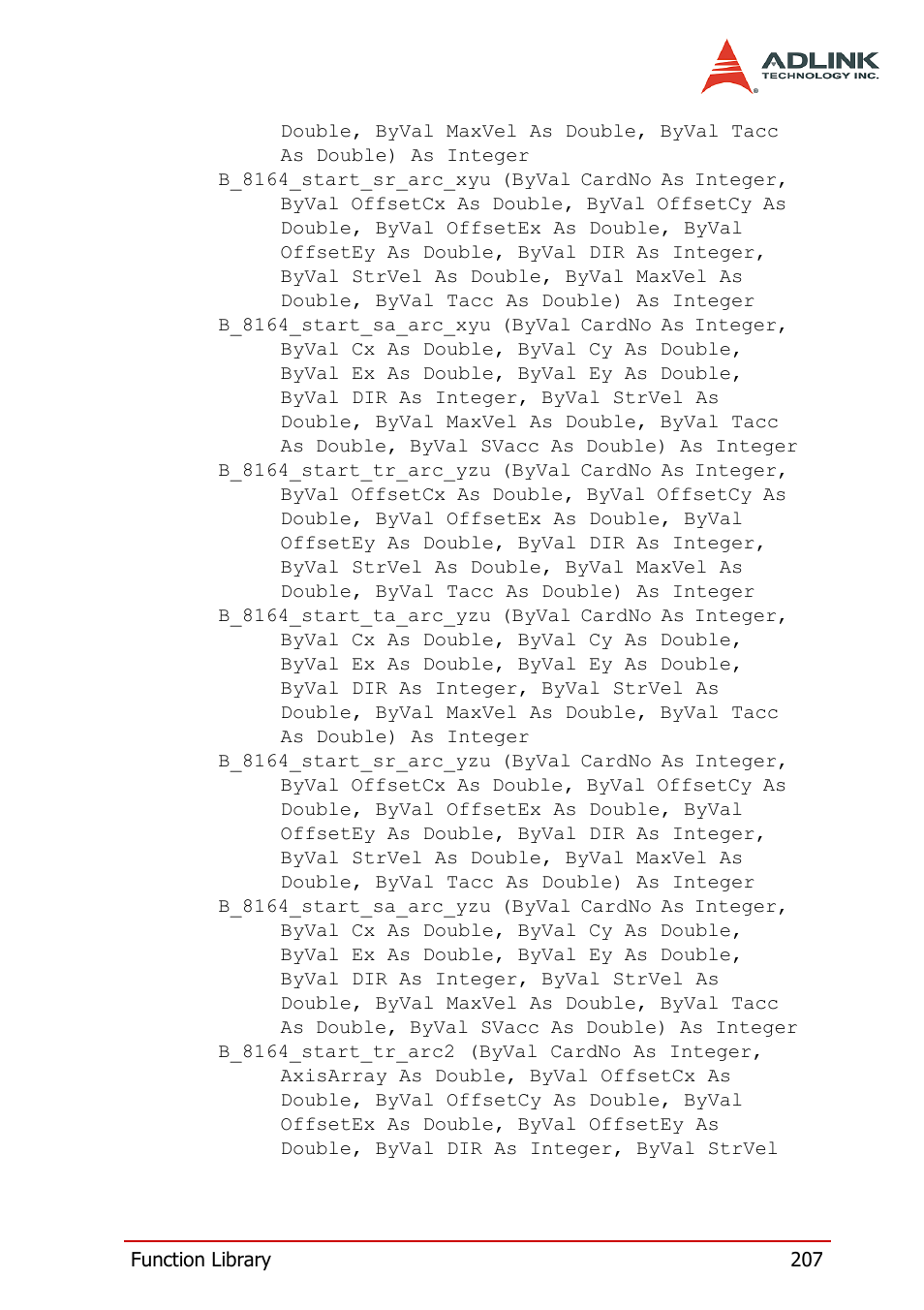 ADLINK PCI-8164 User Manual | Page 219 / 310