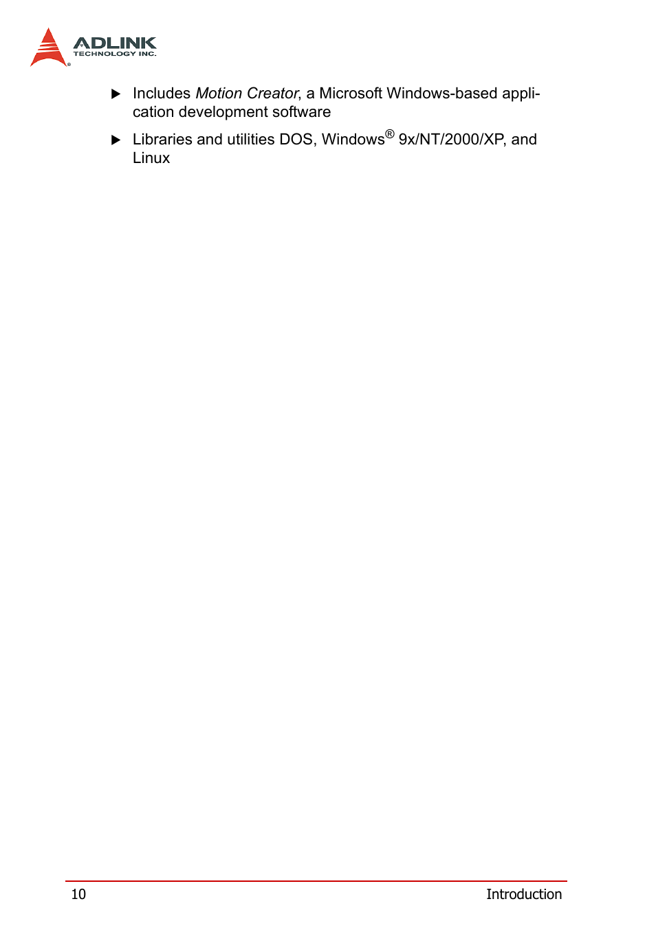 ADLINK PCI-8164 User Manual | Page 22 / 310