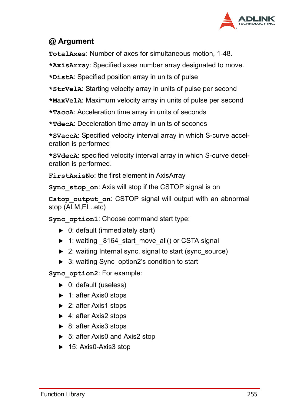 ADLINK PCI-8164 User Manual | Page 267 / 310