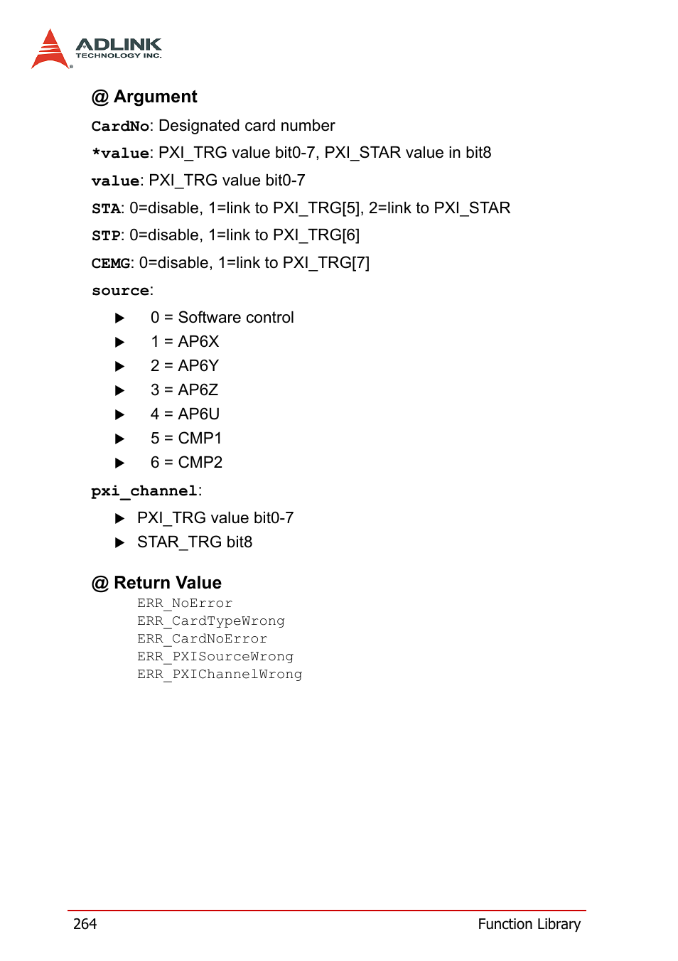 ADLINK PCI-8164 User Manual | Page 276 / 310
