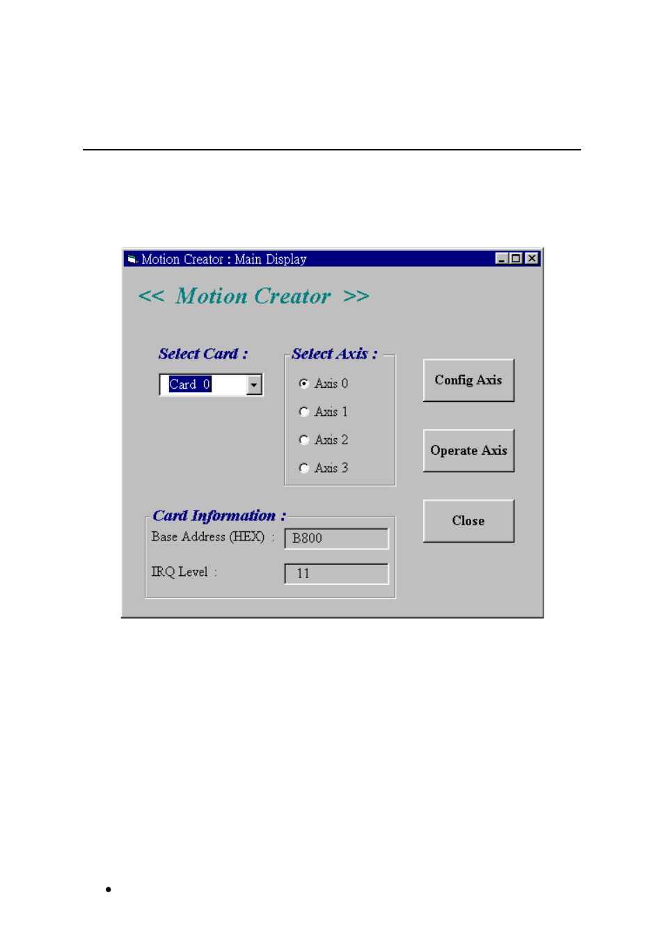 1 main menu, Main menu | ADLINK PCI-8134A User Manual | Page 74 / 175