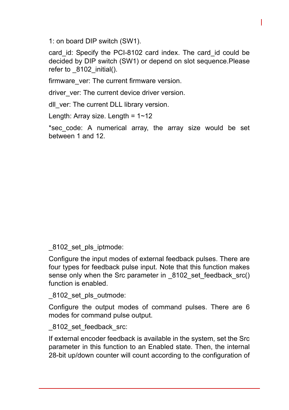 4 pulse input/output configuration, Pulse input/output configuration | ADLINK PCI-8102 User Manual | Page 136 / 211