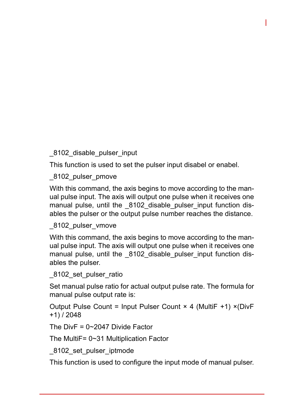 10 manual pulser motion | ADLINK PCI-8102 User Manual | Page 154 / 211