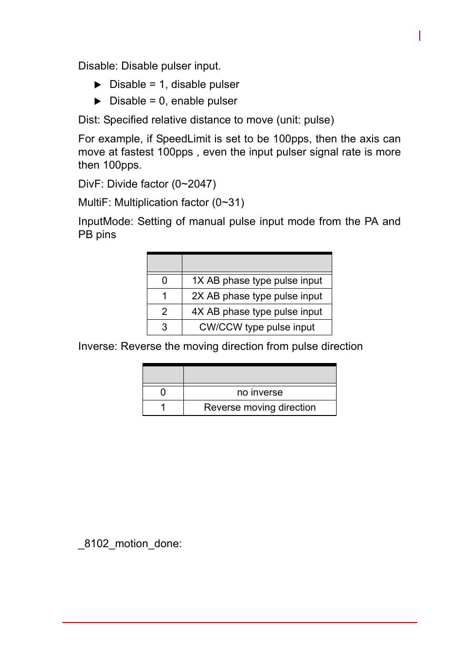 11 motion status | ADLINK PCI-8102 User Manual | Page 156 / 211