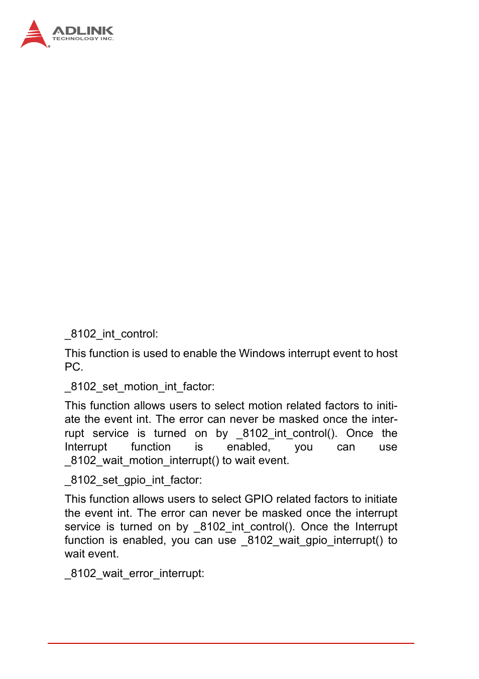 13 interrupt control | ADLINK PCI-8102 User Manual | Page 165 / 211