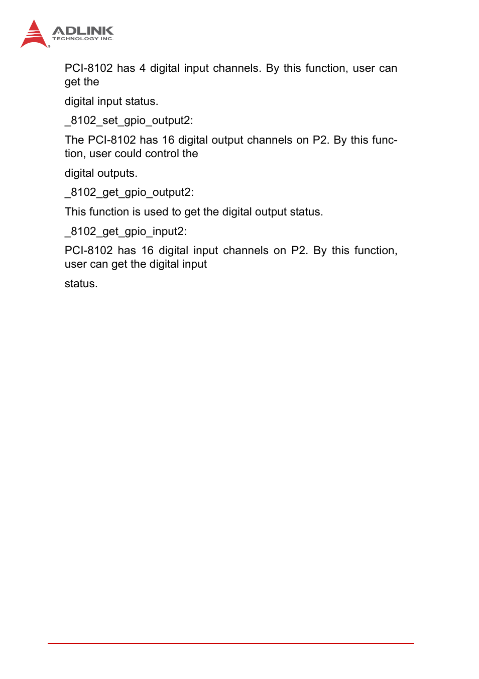 ADLINK PCI-8102 User Manual | Page 183 / 211