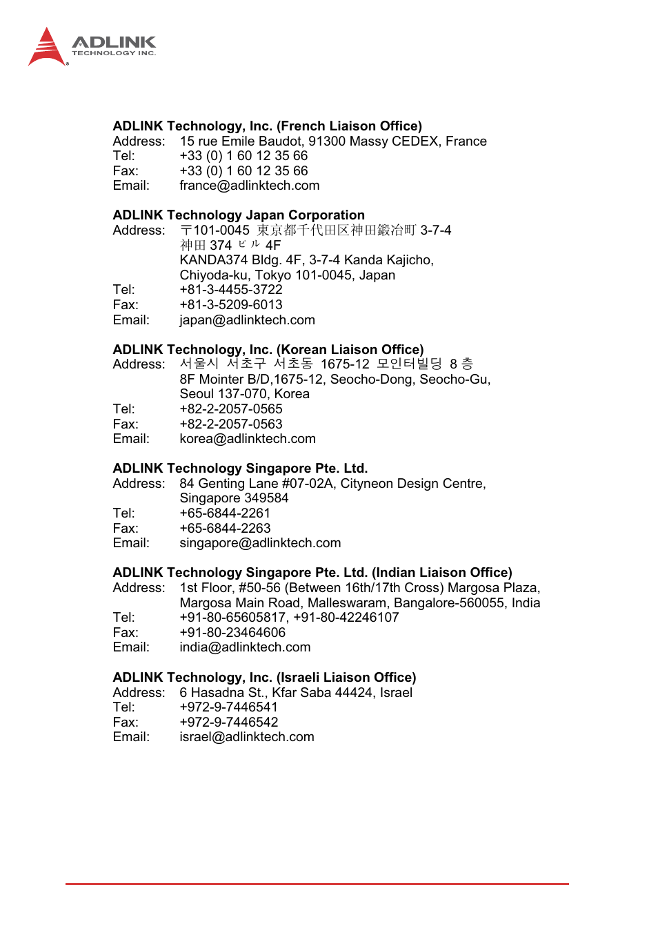 ADLINK PCI-8102 User Manual | Page 211 / 211