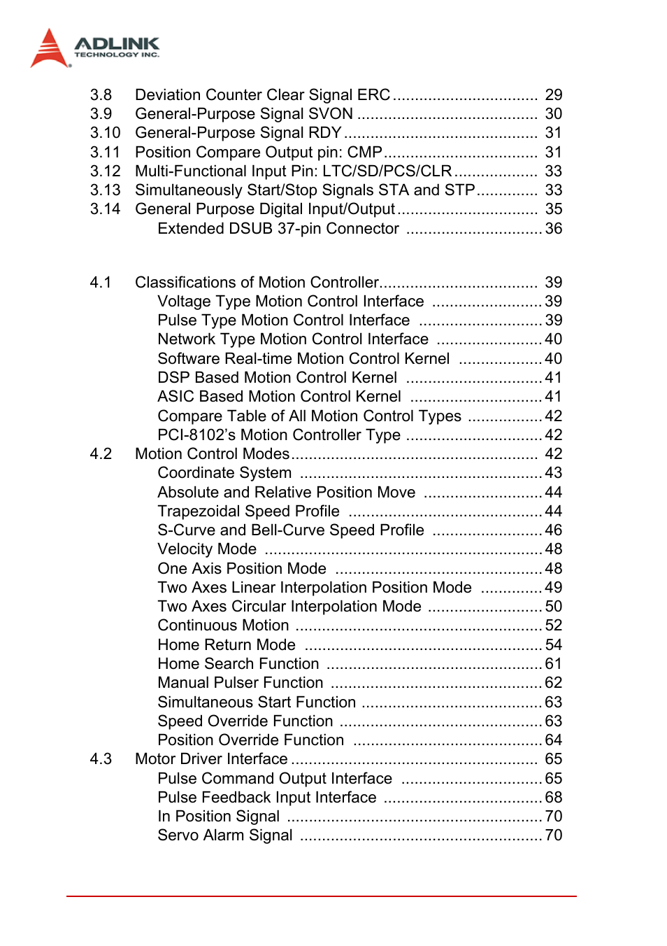 ADLINK PCI-8102 User Manual | Page 4 / 211