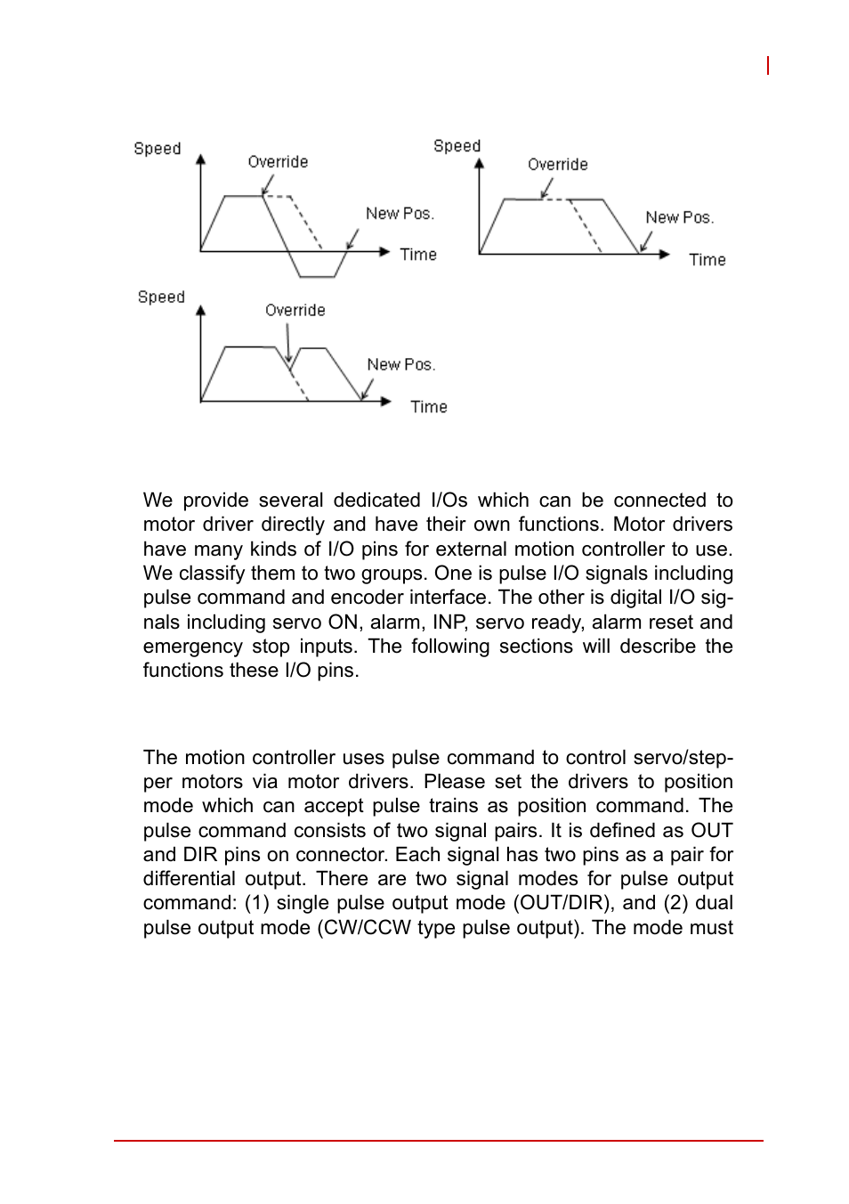 3 motor driver interface, 1 pulse command output interface, Motor driver interface | Pulse command output interface | ADLINK PCI-8102 User Manual | Page 76 / 211