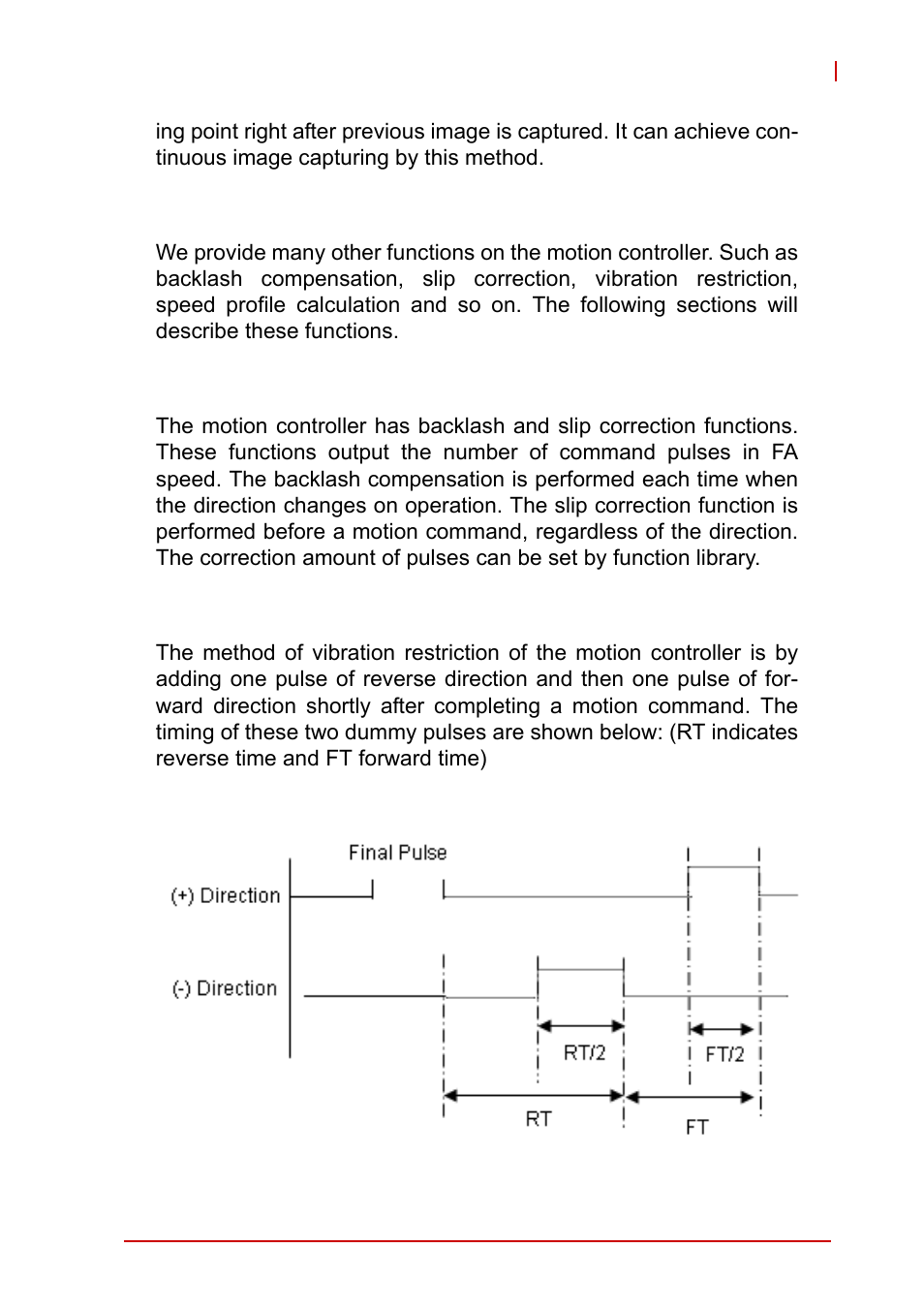 7 other motion functions, 1 backlash compensation and slip corrections, 2 vibration restriction function | Other motion functions | ADLINK PCI-8102 User Manual | Page 90 / 211