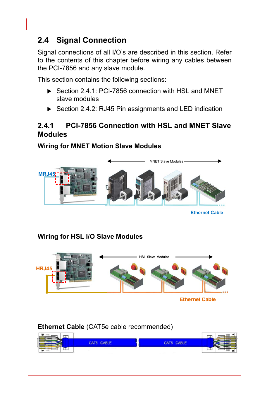 4 signal connection, Signal connection | ADLINK PCI-7856 User Manual | Page 20 / 86