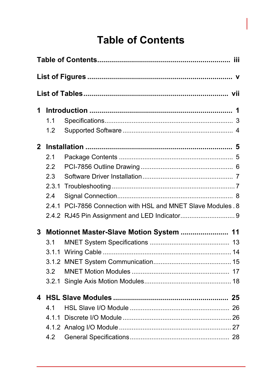 ADLINK PCI-7856 User Manual | Page 3 / 86