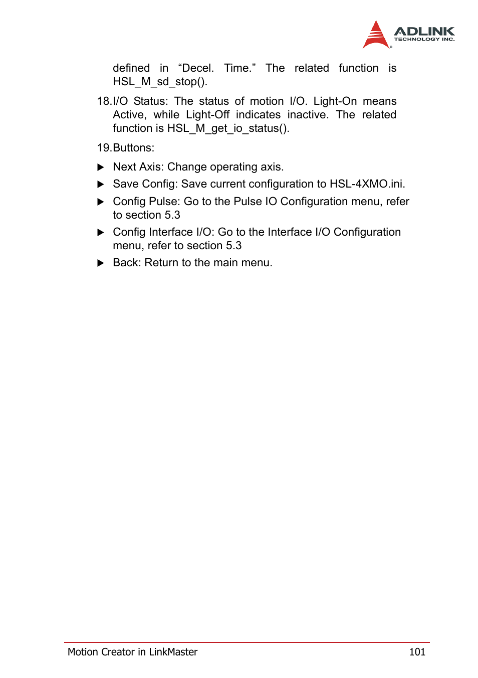 ADLINK HSL-4XMO User Manual | Page 111 / 116