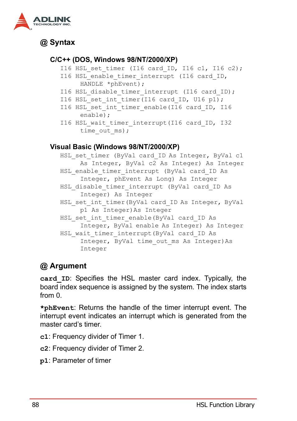 ADLINK HSL-DI32-M-N/HSL-DI32-M-P User Manual | Page 101 / 137