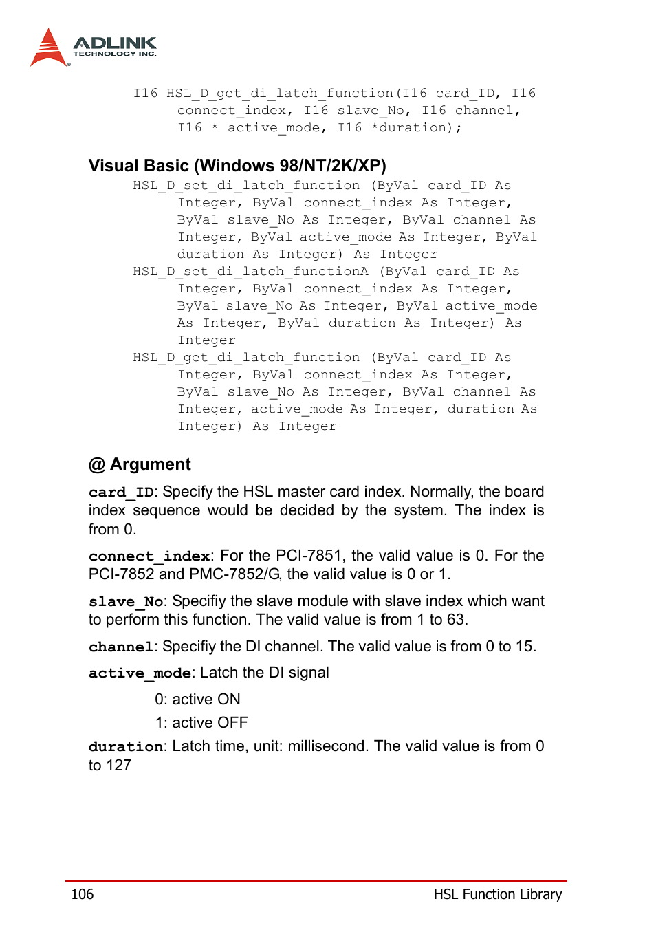 ADLINK HSL-DI32-M-N/HSL-DI32-M-P User Manual | Page 119 / 137