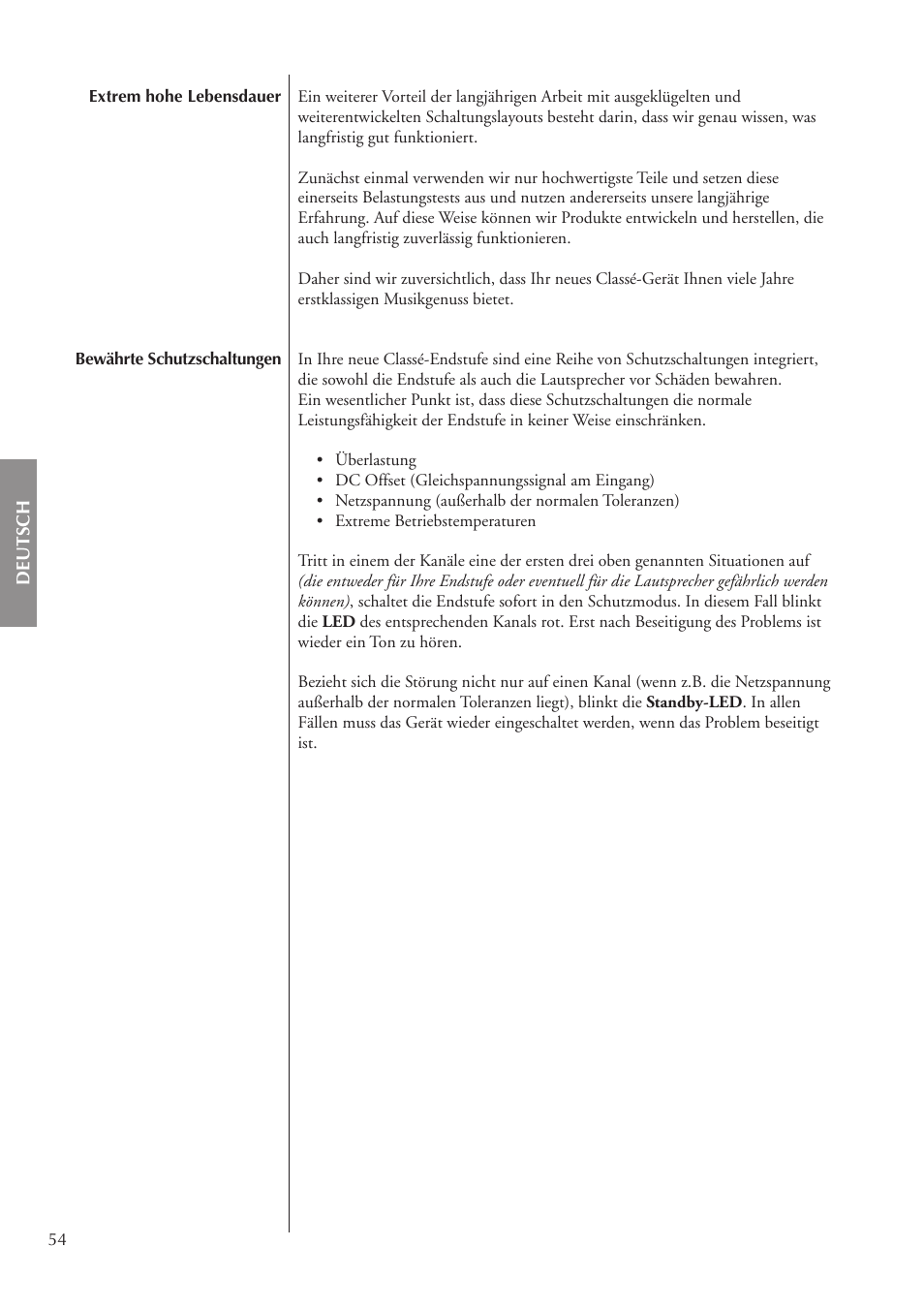Classe Audio CA-3200 User Manual | Page 54 / 136