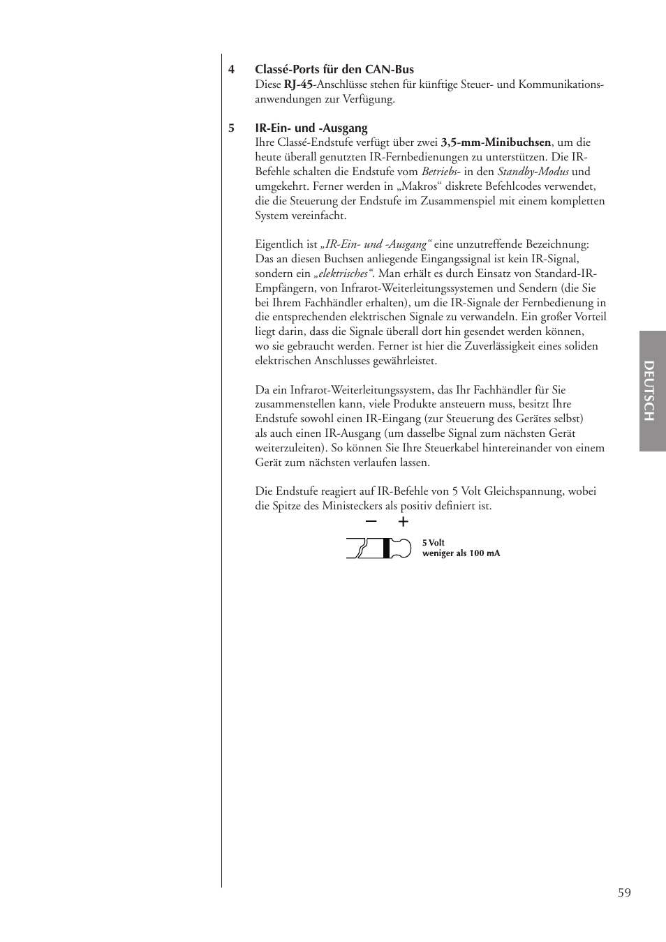 Classe Audio CA-3200 User Manual | Page 59 / 136