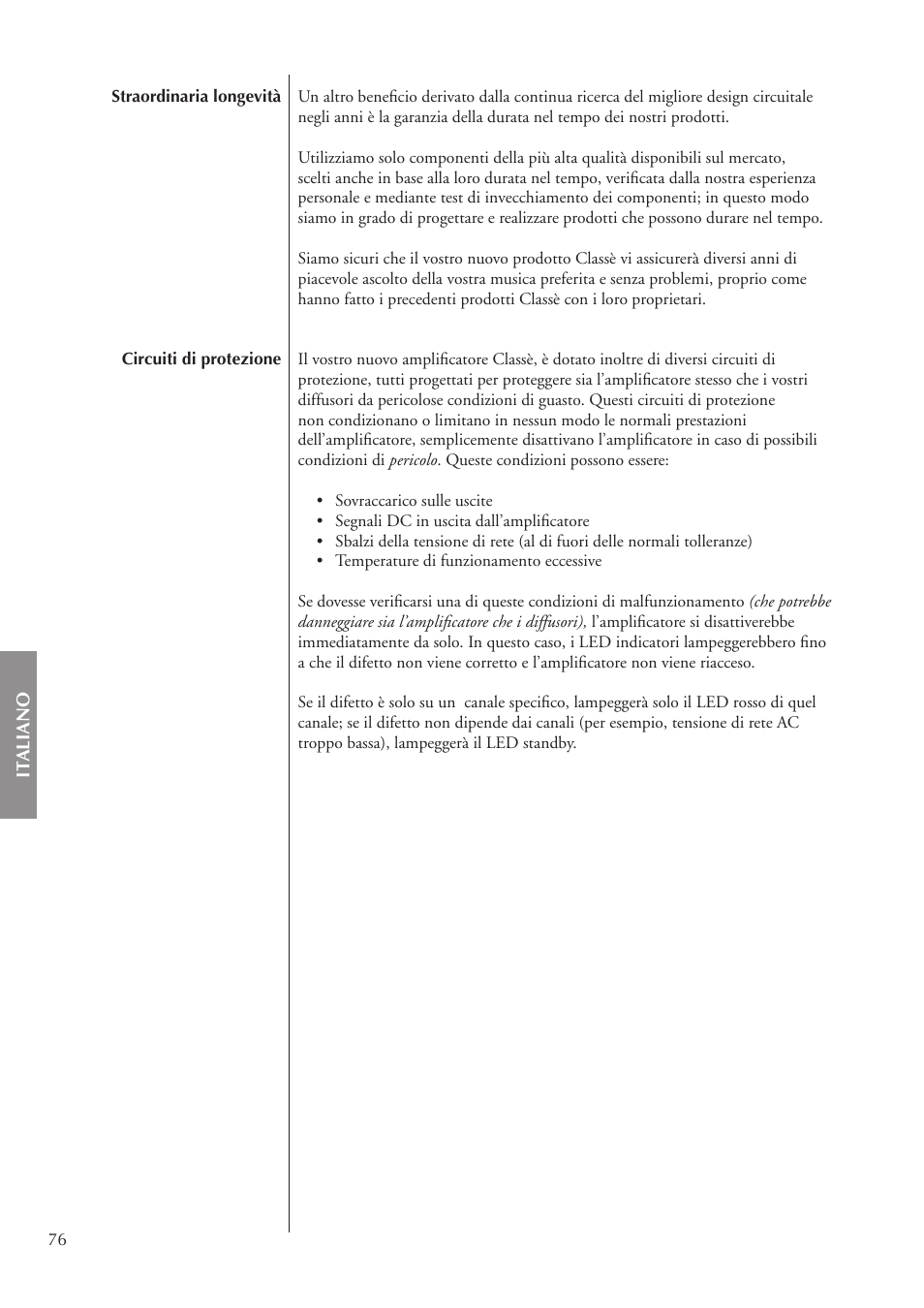 Classe Audio CA-3200 User Manual | Page 76 / 136