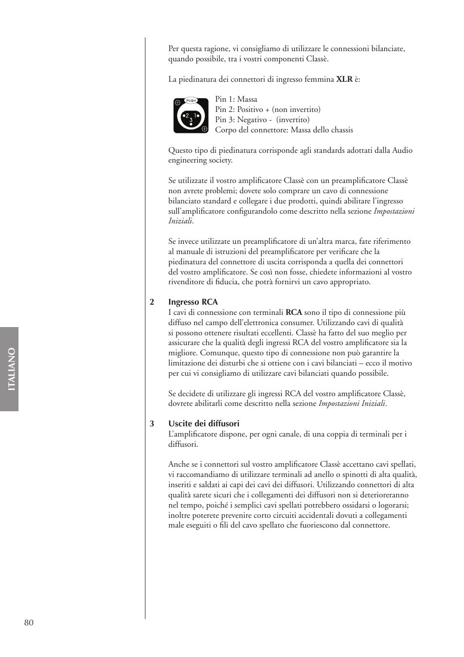 Classe Audio CA-3200 User Manual | Page 80 / 136