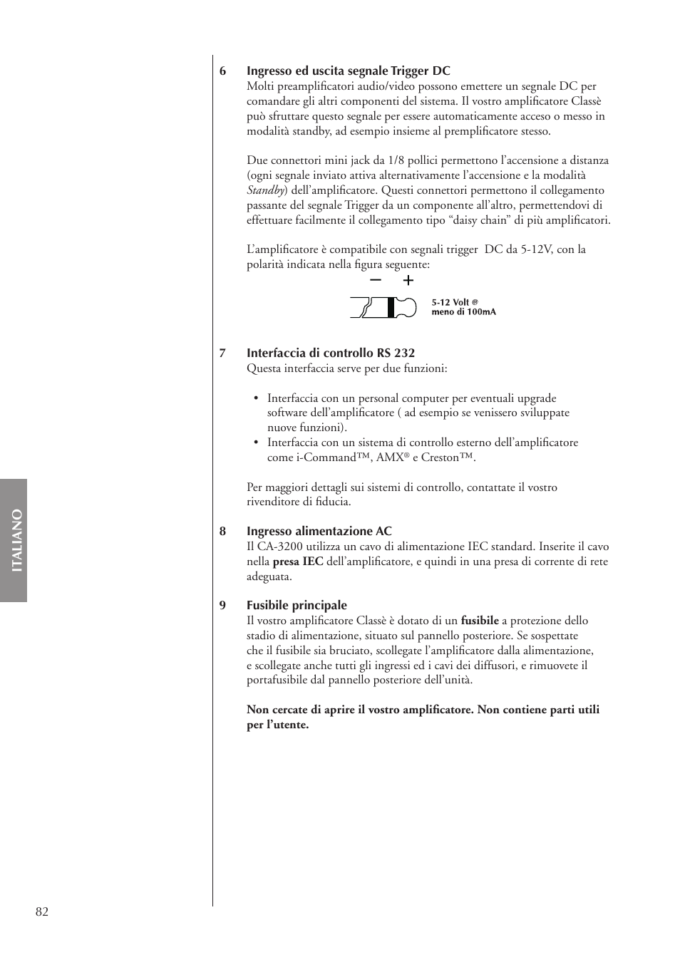 Classe Audio CA-3200 User Manual | Page 82 / 136