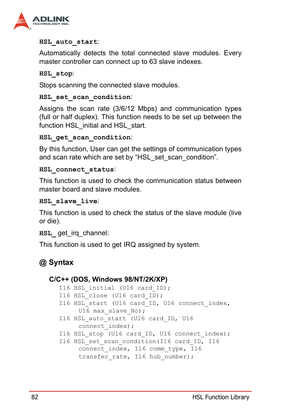 ADLINK HSL-AI16AO2-M-VV/-AV User Manual | Page 95 / 137