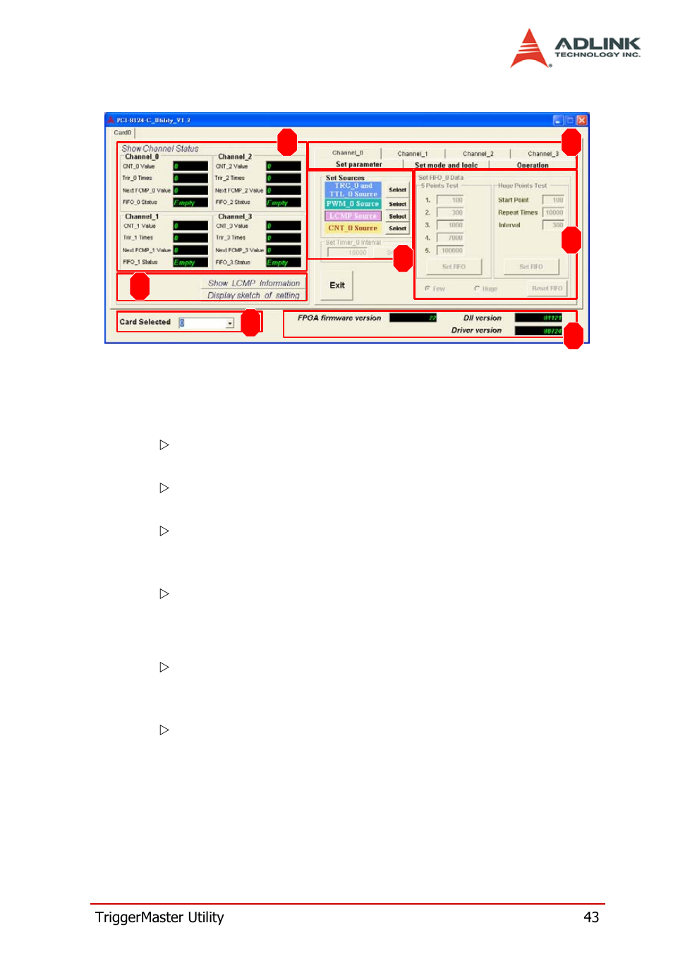 2 main form, Main form | ADLINK PCI-8124-C User Manual | Page 53 / 102