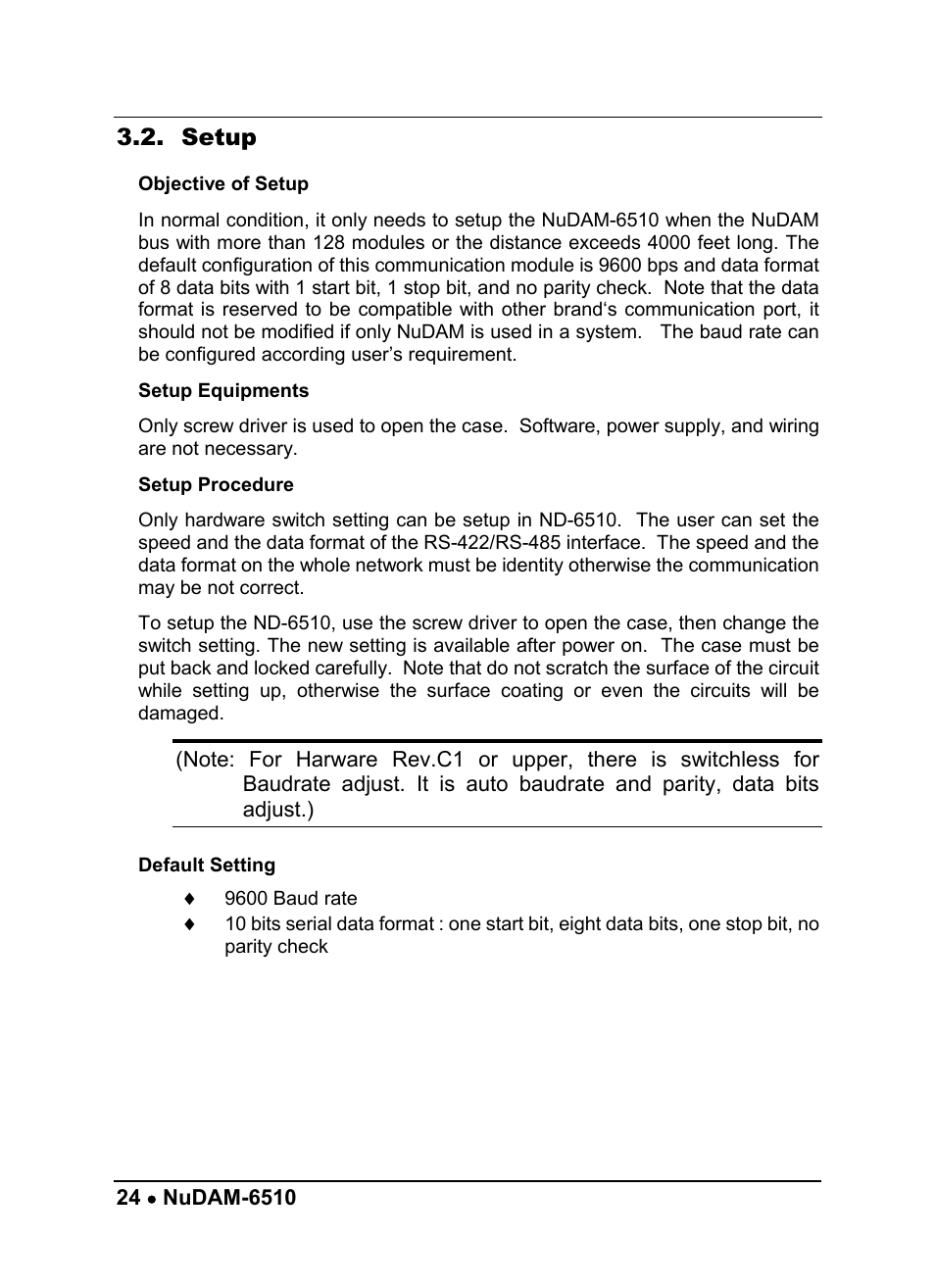 Setup | ADLINK ND-6510 User Manual | Page 28 / 95