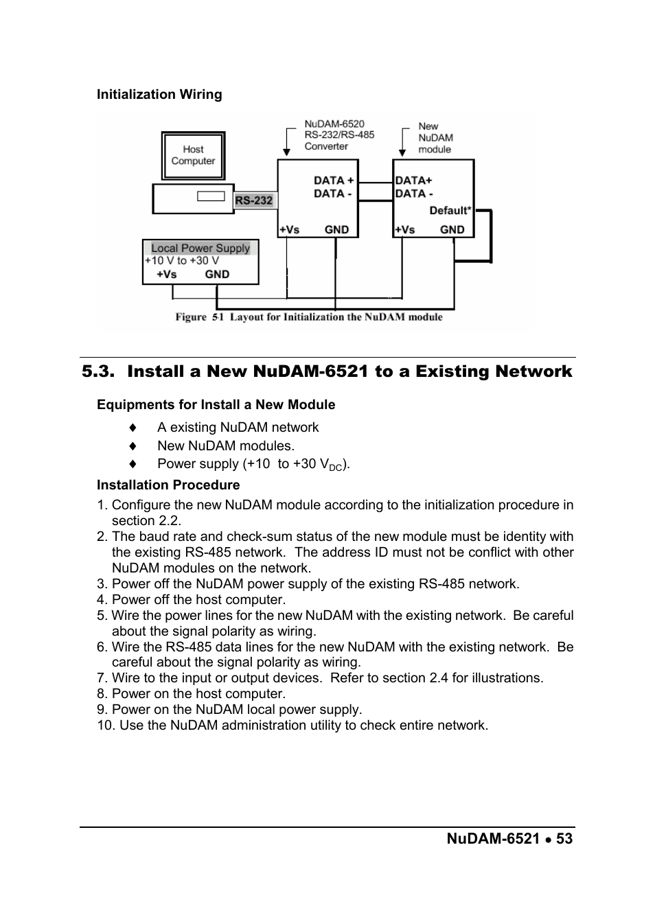 Install a new nudam-6521 to a existing network | ADLINK ND-6510 User Manual | Page 57 / 95