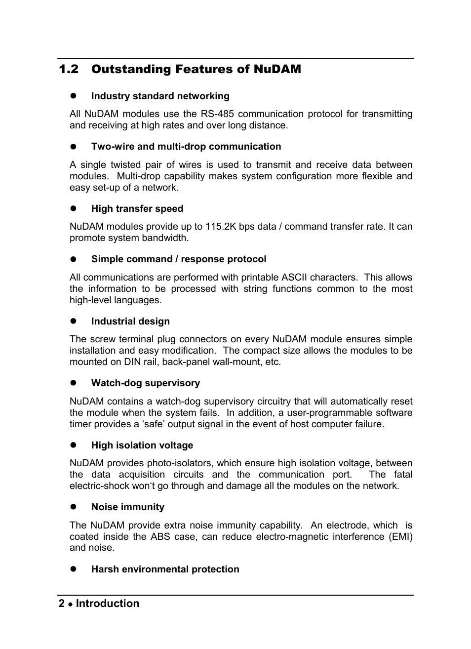 2 outstanding features of nudam | ADLINK ND-6510 User Manual | Page 6 / 95