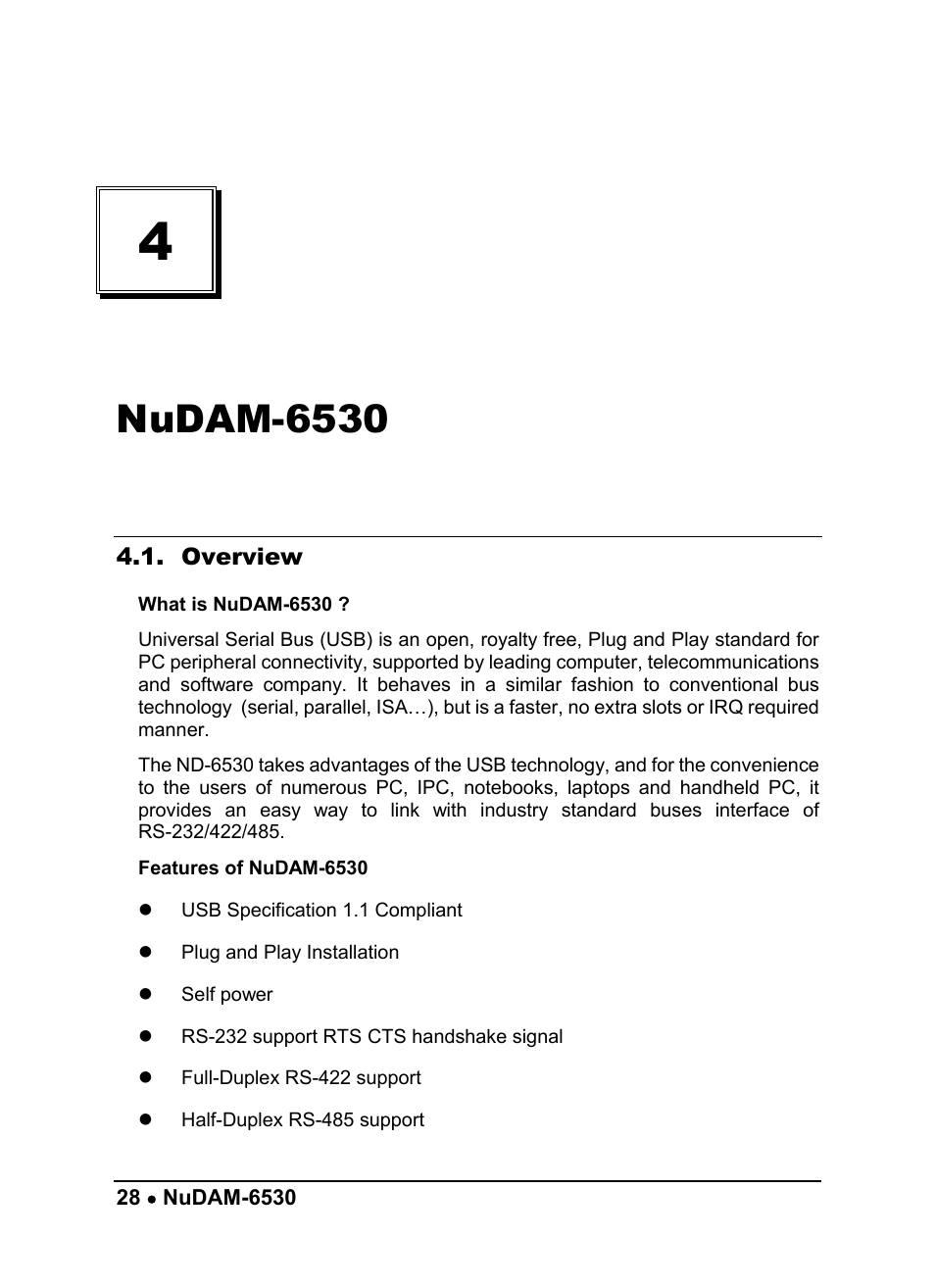 Nudam-6530 | ADLINK ND-6520 User Manual | Page 32 / 95