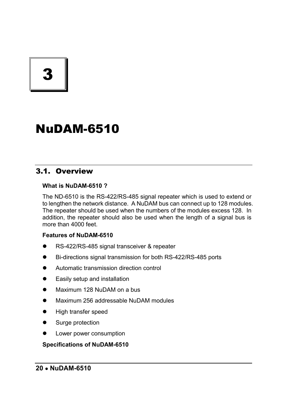 Nudam-6510 | ADLINK ND-6530 User Manual | Page 24 / 95