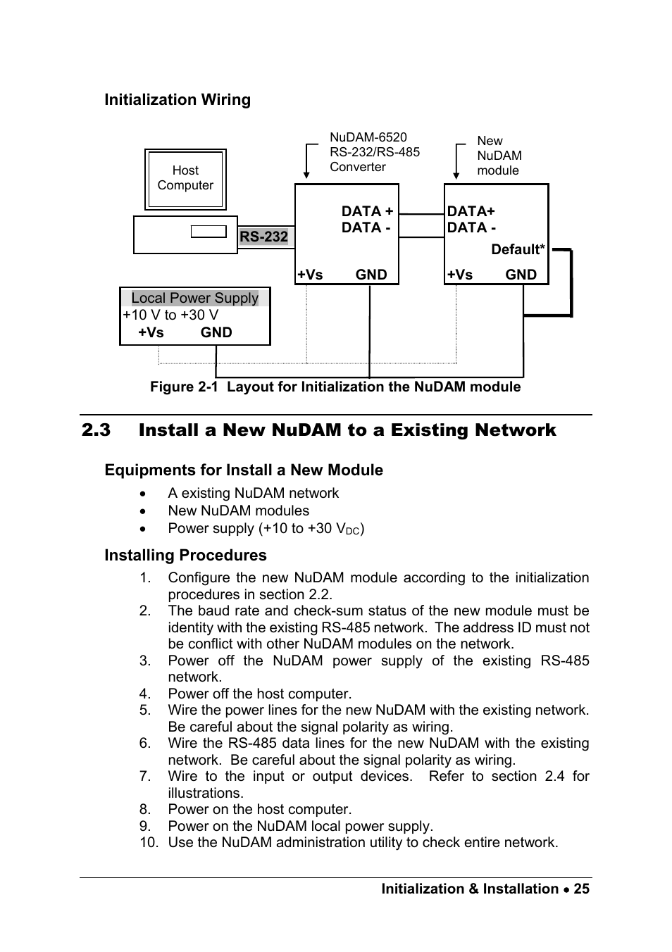 3 install a new nudam to a existing network | ADLINK ND-6013 User Manual | Page 33 / 108