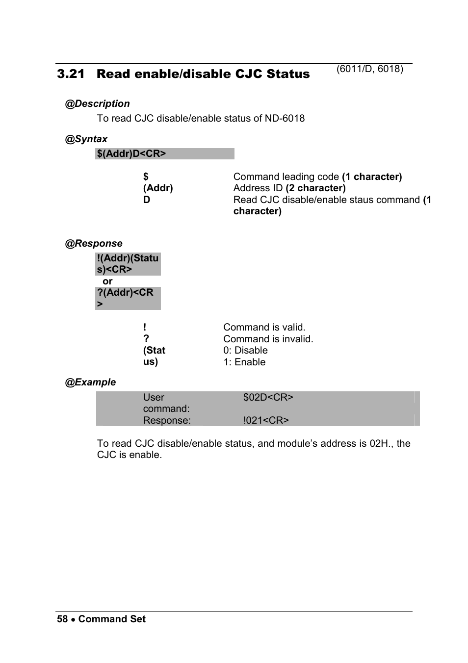 21 read enable/disable cjc status | ADLINK ND-6013 User Manual | Page 66 / 108