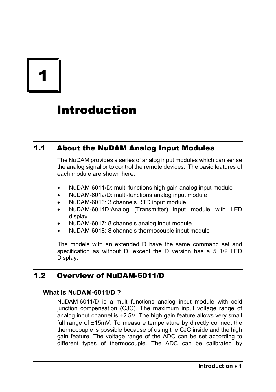 Introduction | ADLINK ND-6013 User Manual | Page 9 / 108