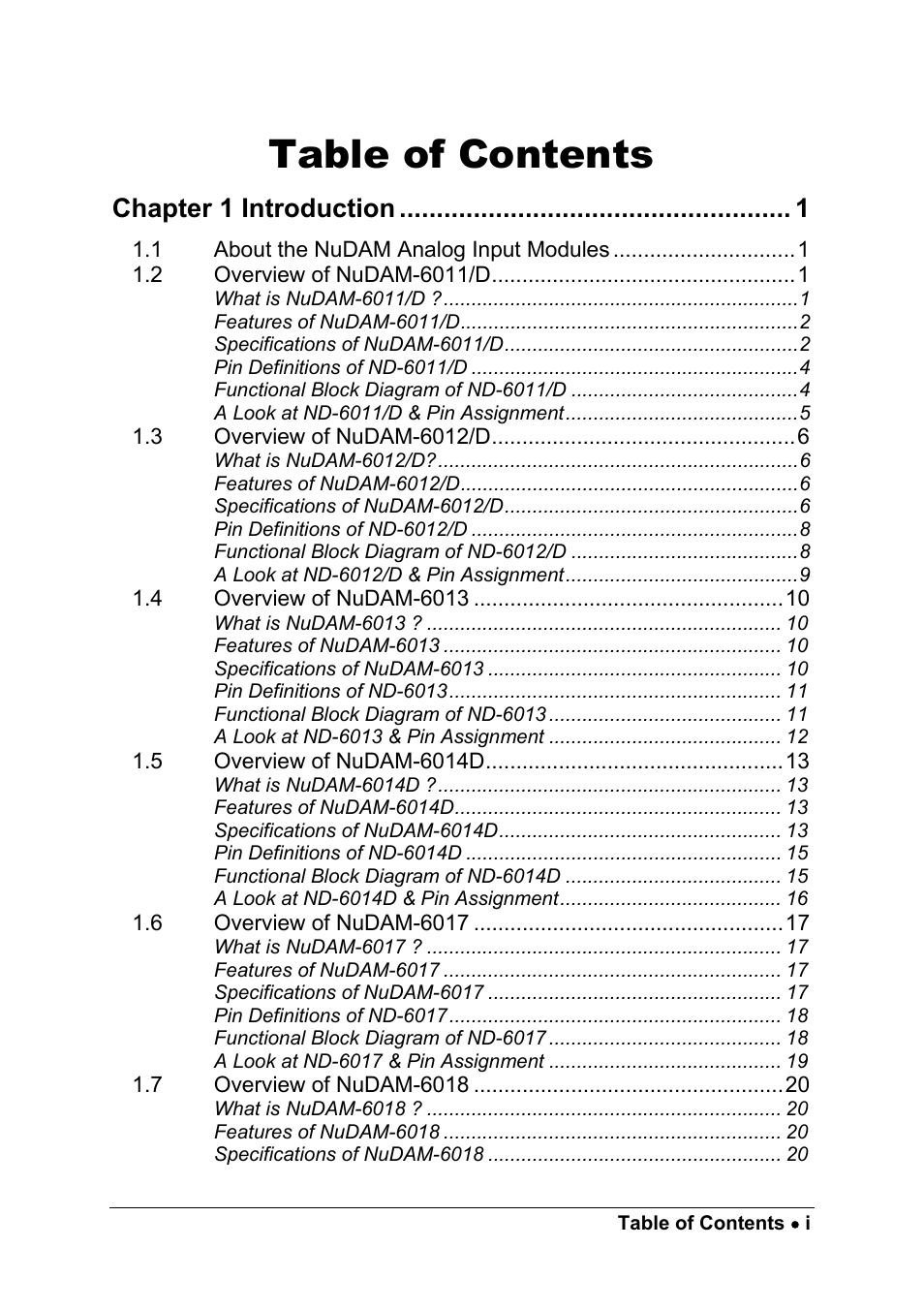 ADLINK ND-6017 User Manual | Page 5 / 108