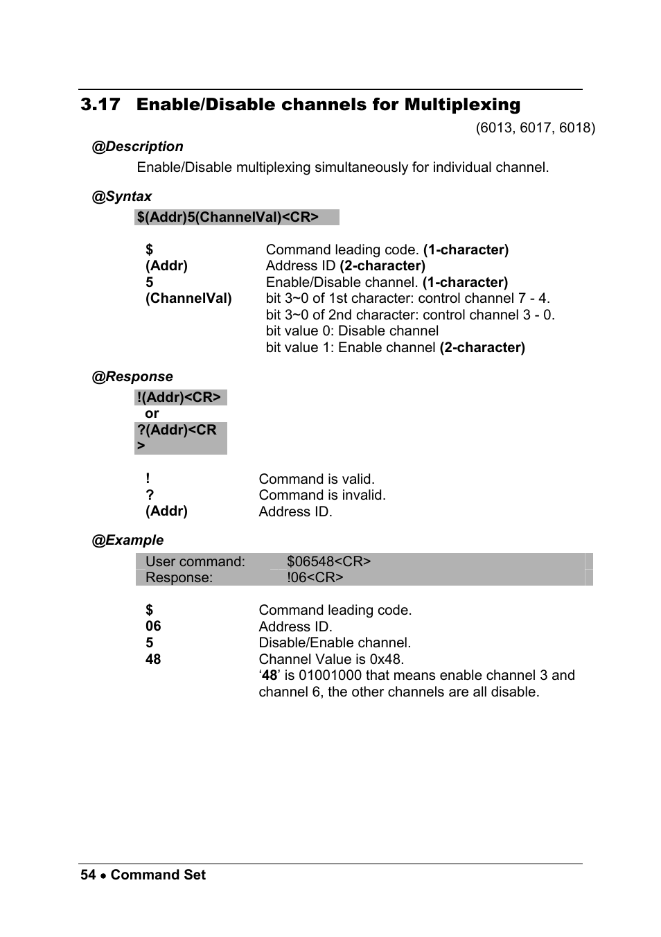 17 enable/disable channels for multiplexing | ADLINK ND-6017 User Manual | Page 62 / 108