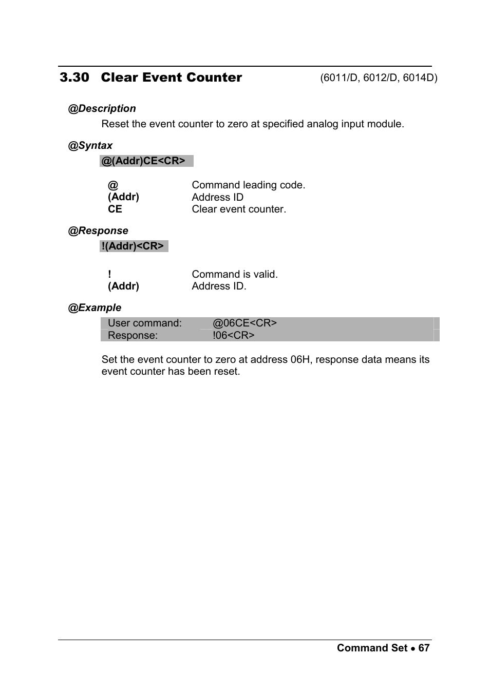 30 clear event counter | ADLINK ND-6018 User Manual | Page 75 / 108