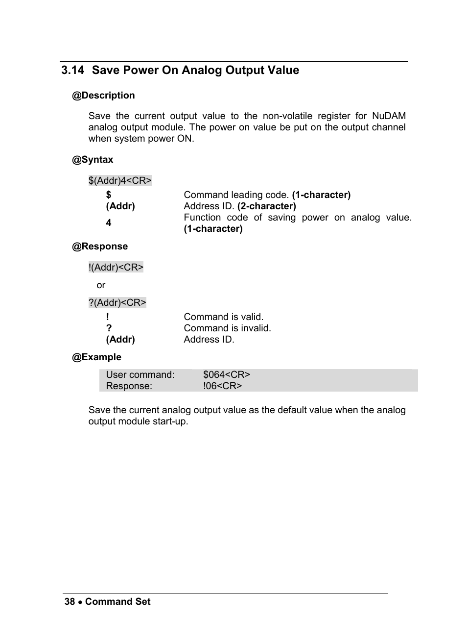 14 save power on analog output value | ADLINK ND-6021 User Manual | Page 44 / 65