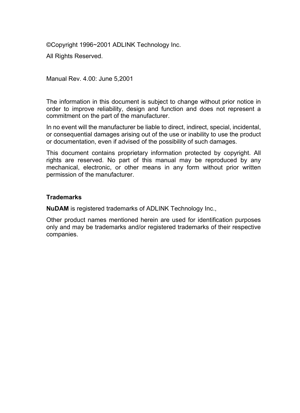 ADLINK ND-6024 User Manual | Page 3 / 65