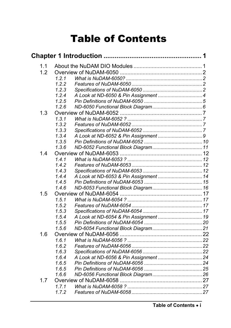 ADLINK ND-6052 User Manual | Page 5 / 107