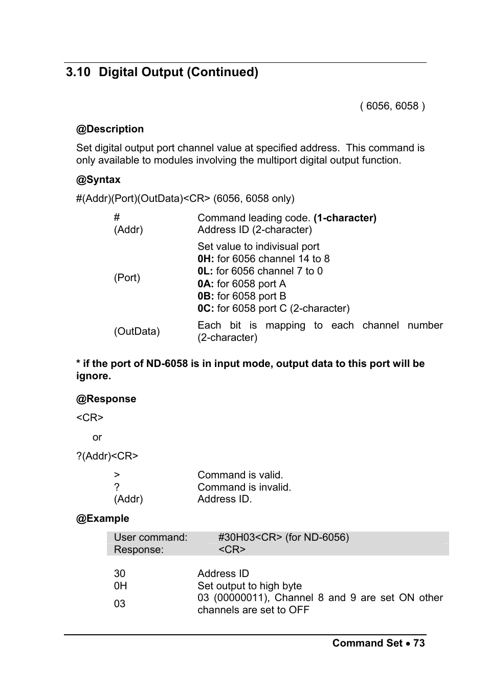 10 digital output (continued) | ADLINK ND-6052 User Manual | Page 81 / 107