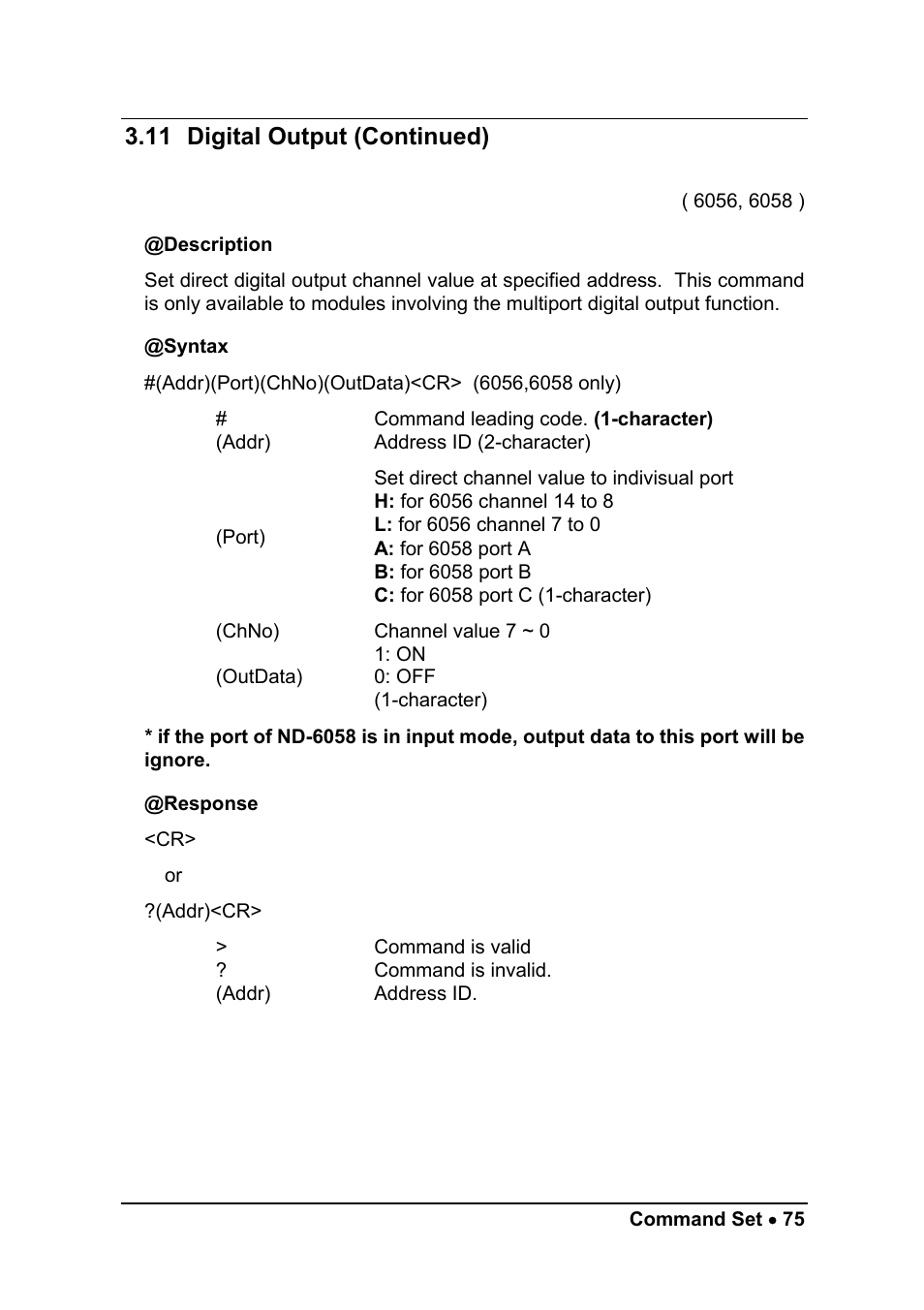 11 digital output (continued) | ADLINK ND-6052 User Manual | Page 83 / 107