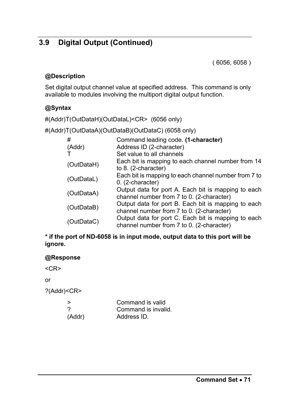 9 digital output (continued) | ADLINK ND-6058 User Manual | Page 79 / 107