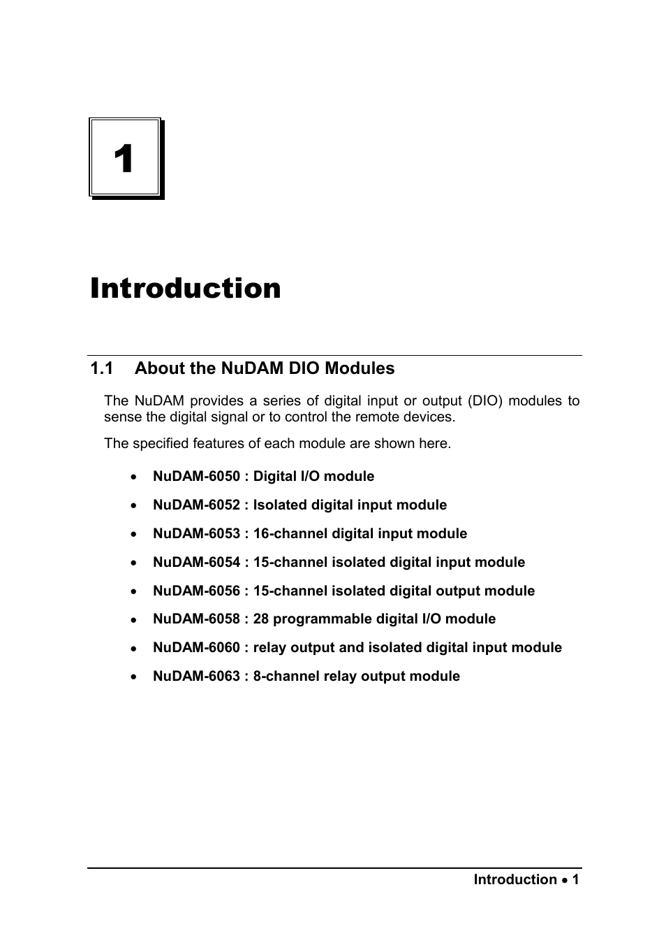 Introduction | ADLINK ND-6058 User Manual | Page 9 / 107