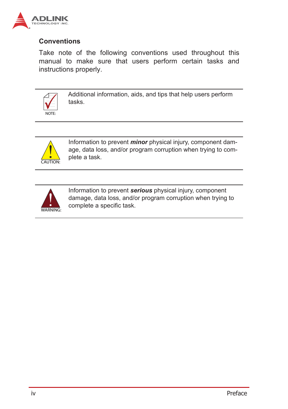 ADLINK LPCIe-3488A User Manual | Page 4 / 42