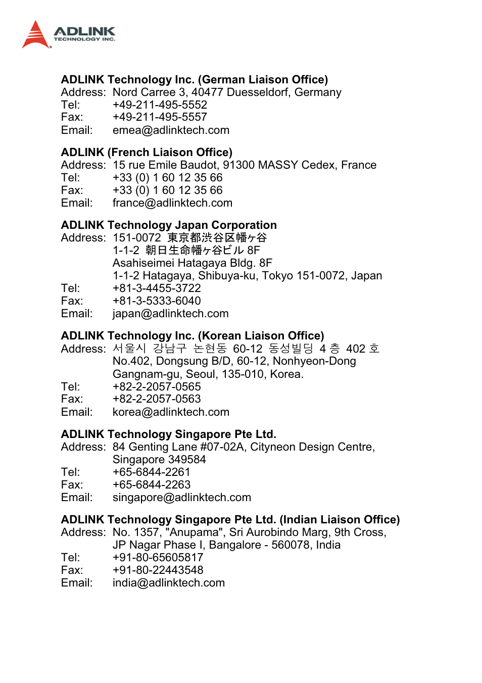 ADLINK USB-3488A User Manual | Page 4 / 40