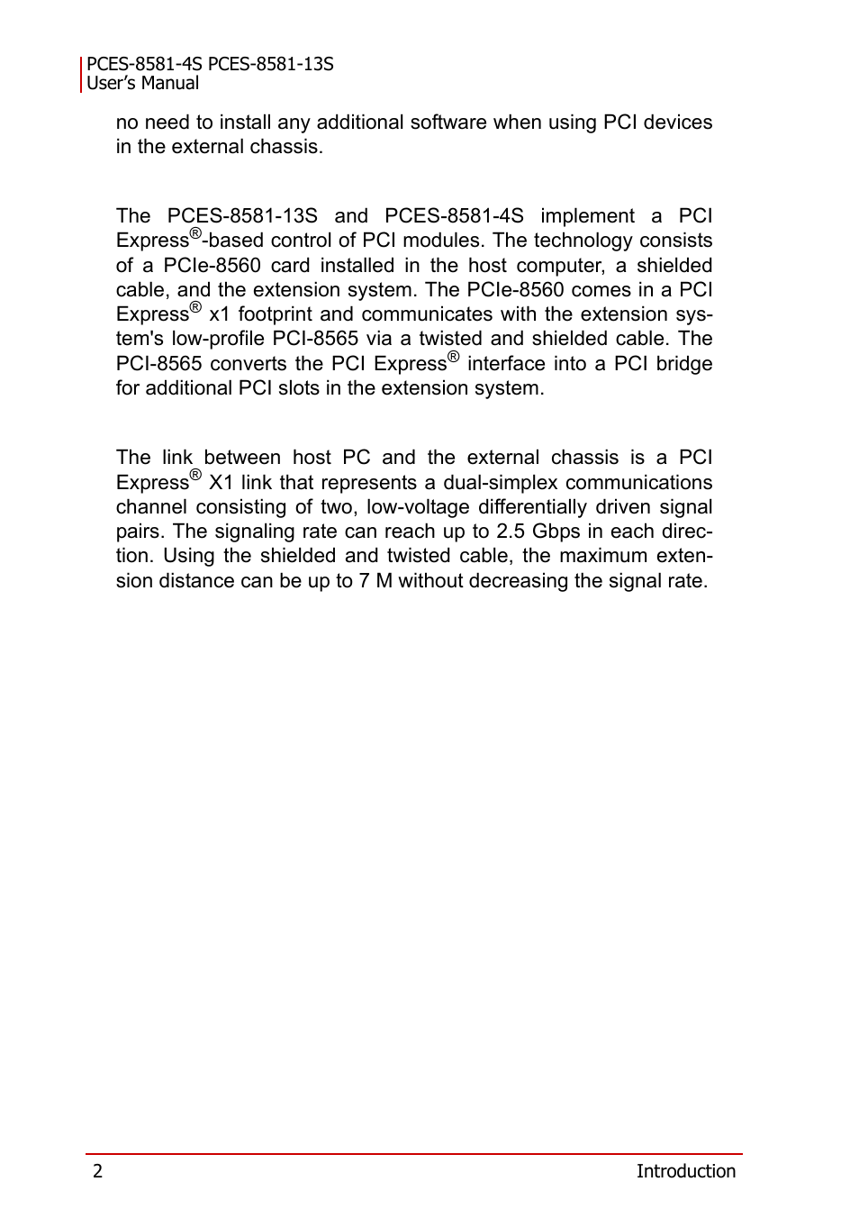 ADLINK PCES-8581-13S User Manual | Page 16 / 58