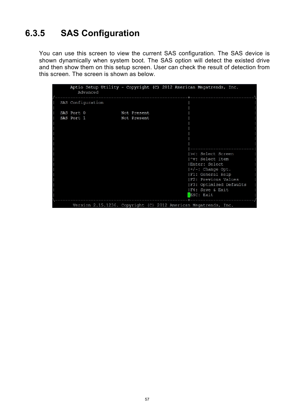 5 sas configuration, Sas configuration | ADLINK aTCA-9700 User Manual | Page 57 / 86