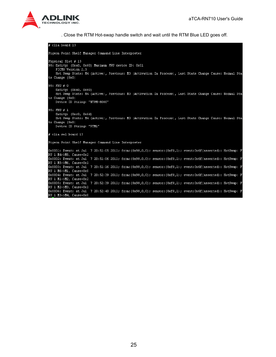 3 hot swap | ADLINK aTCA-N700 User Manual | Page 25 / 59