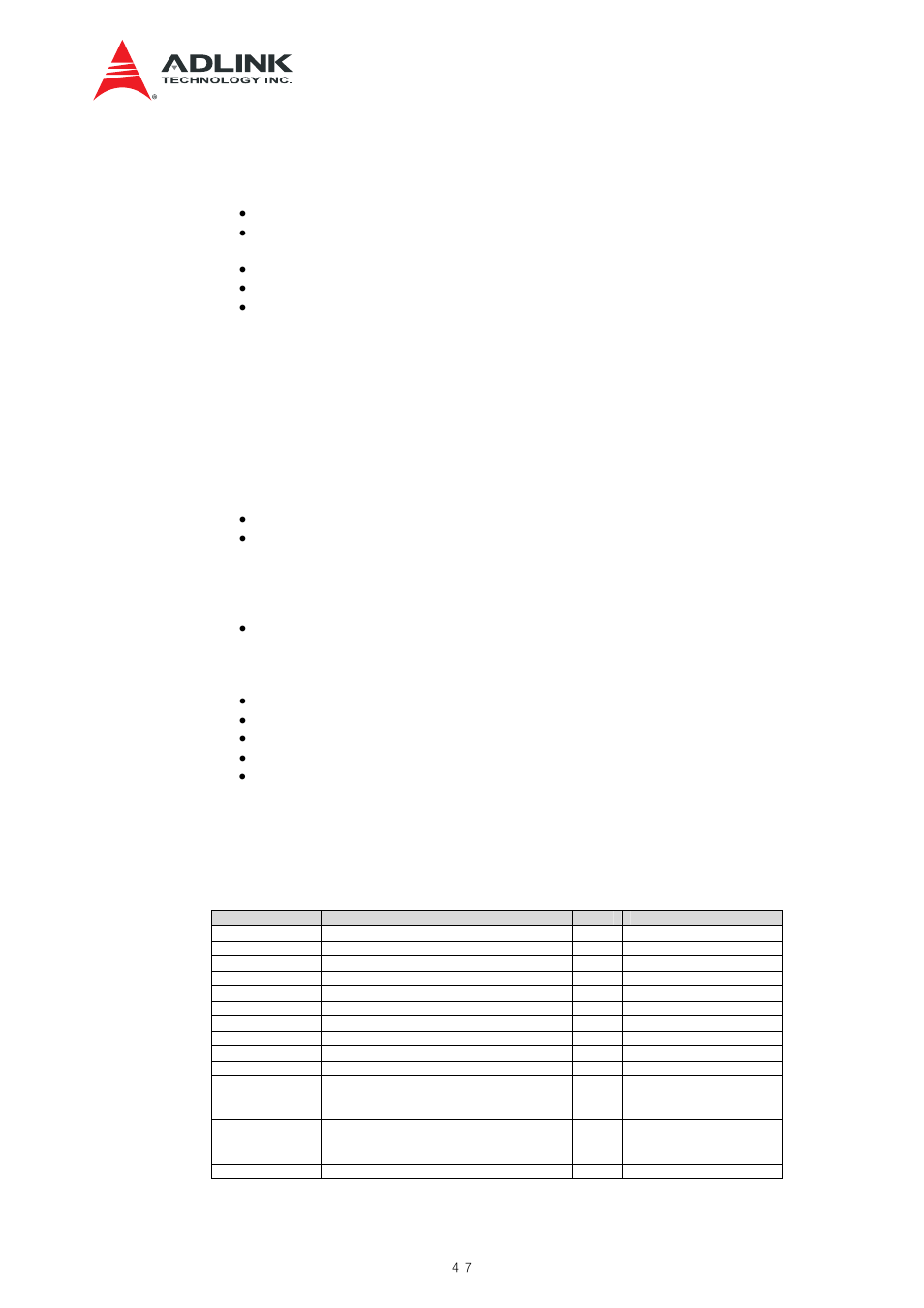 Interrupts, Table 8-2 p2041 interrupt signal connections | ADLINK aTCA-N700 User Manual | Page 47 / 82